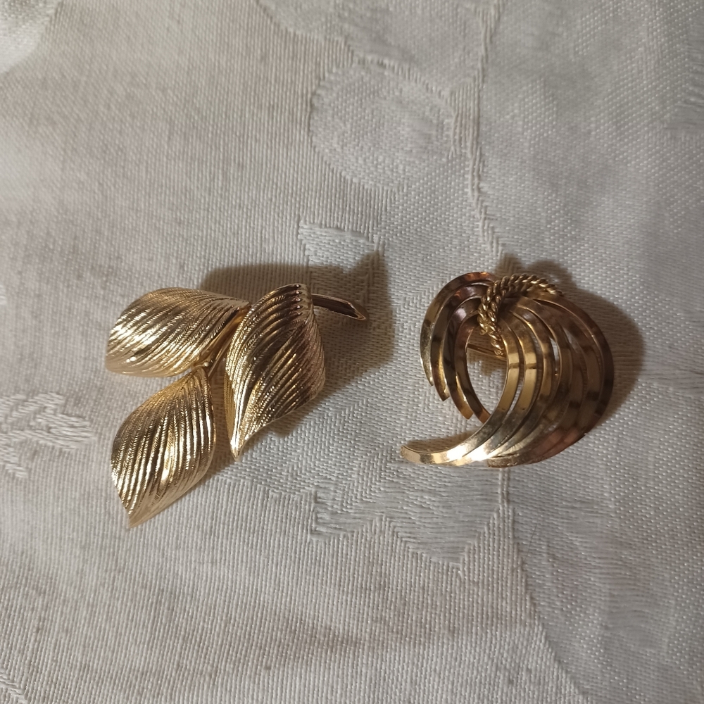 Vintage Christian Dior by Henkel & Grosse Set Of Two Brooches